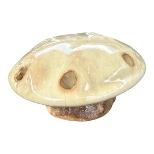 Fulper‎ Pottery Vintage Mushroom Flower Frog see description